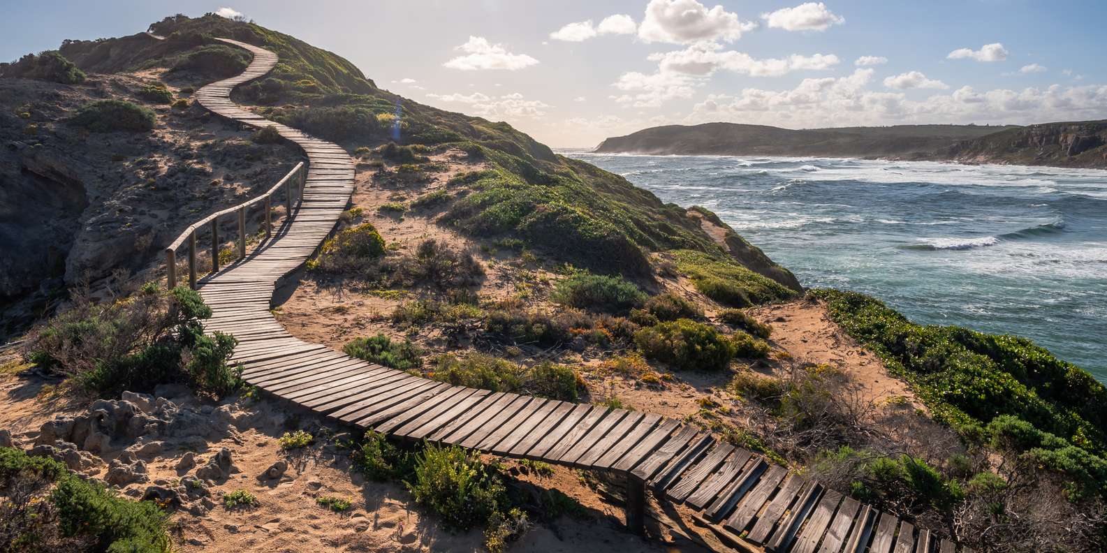 Robberg peninsula coastline